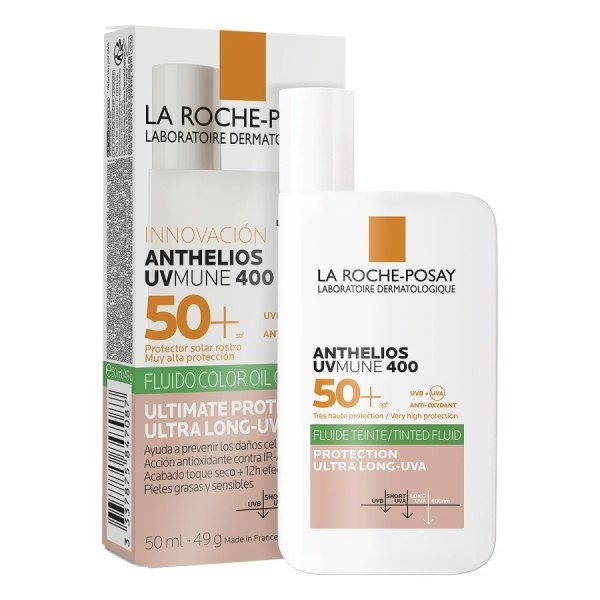LA ROCHE POSAY ANTHELIOS UVMUNE 400 50+ FLUIDO COLOR OIL CONTROL
