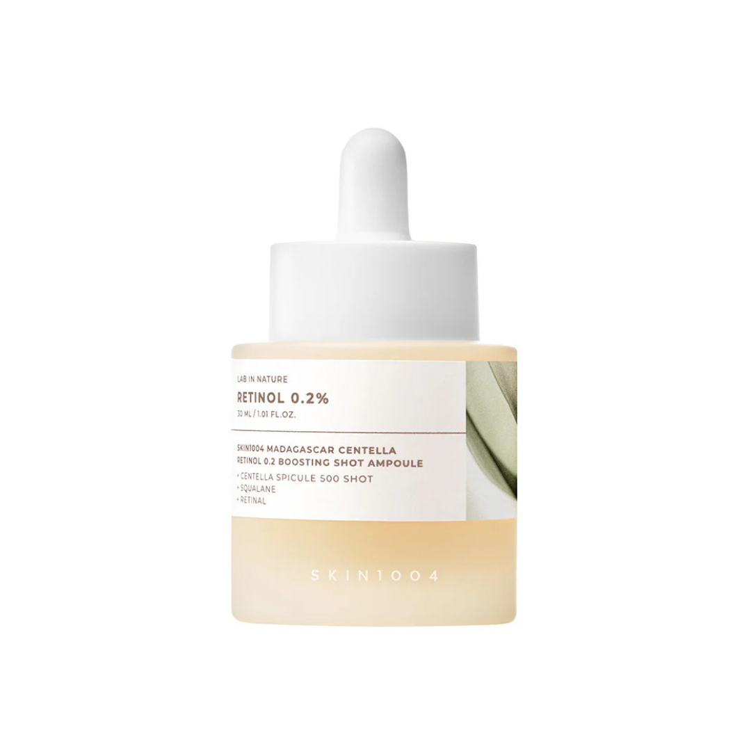 02-2-148 Skin1004 Madagascar Centella Retinol 0.2 Boosting Shot Ampoule 30ml - Imagen 1