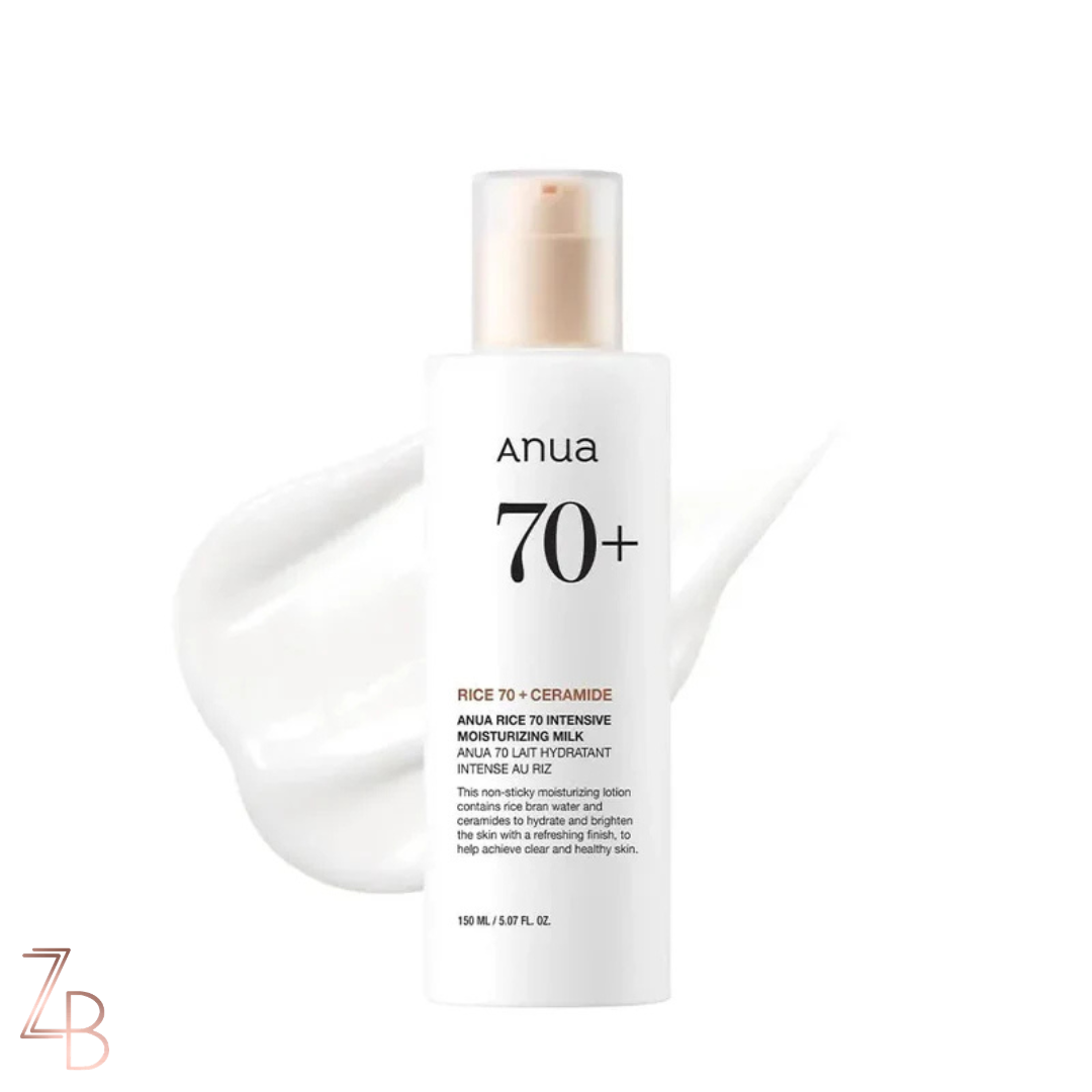 02-1-207 Anua Rice 70+ Ceramide Milk Hidratante 150ml - Imagen 1