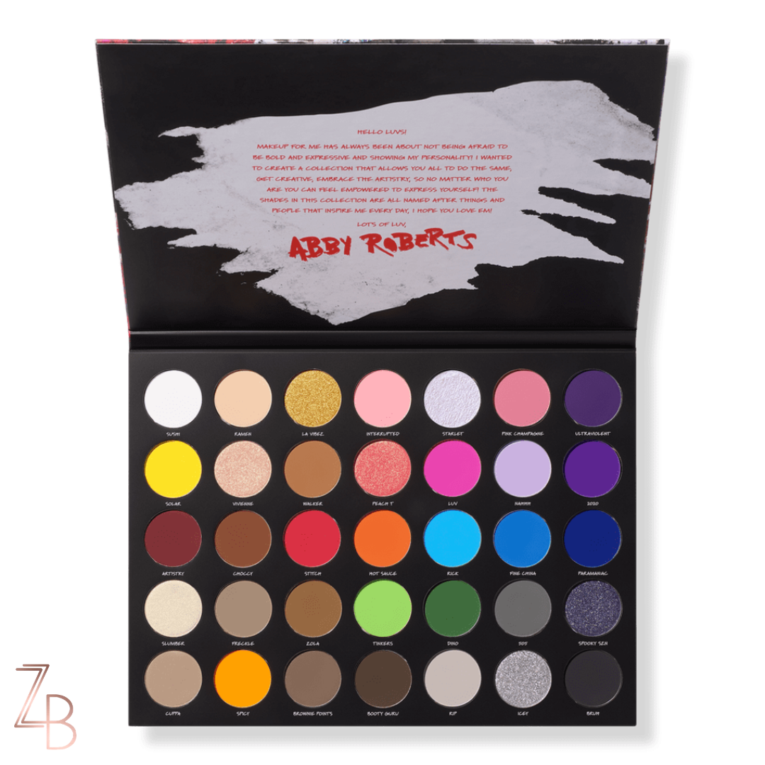 02-1-212 Morphe X Abby Roberts 35-Pan Artistry Palette - Imagen 1