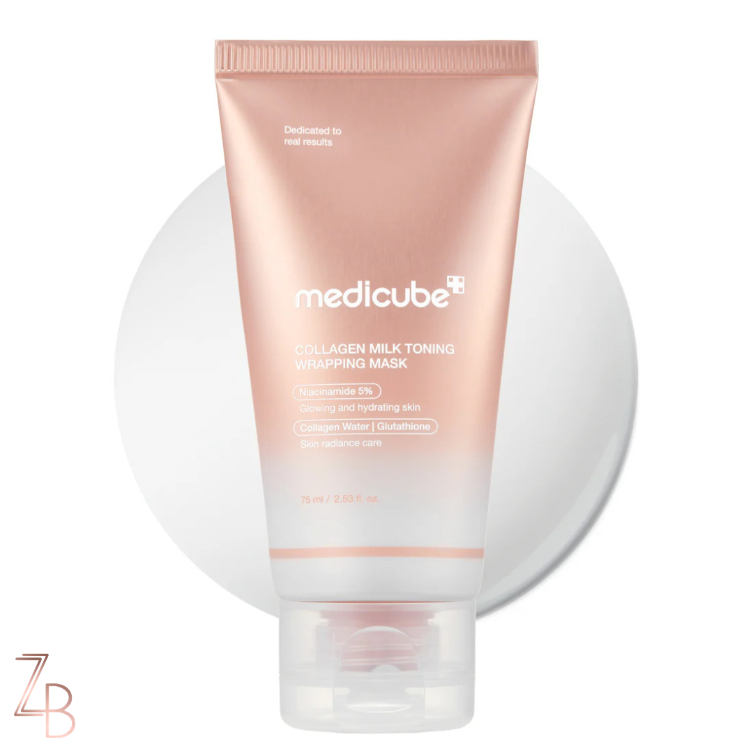 02-1-275 Medicube Collagen Milk Toning Wrapping Mask - Imagen 1