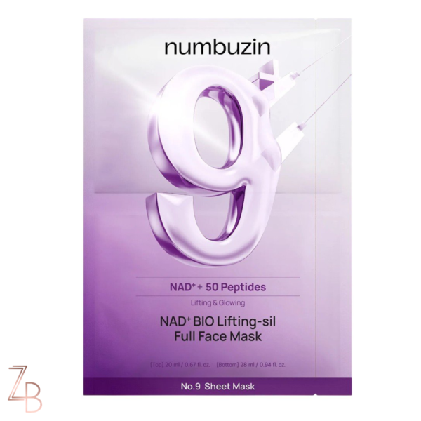Numbuzin  No.9 NAD Bio Lifting-sil Full Face Mask