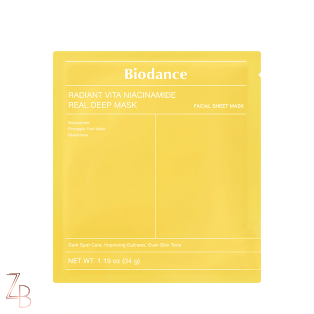 02-1-287 Biodance Radiant Vita Niacinamide Real Deep Mask - Imagen 1