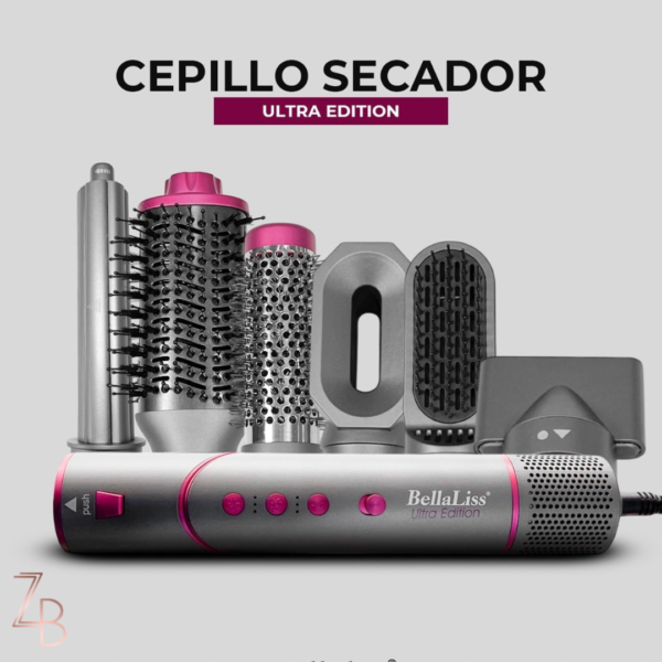 BellaLiss Secador High Speed Hot Air Brush 8 en 1