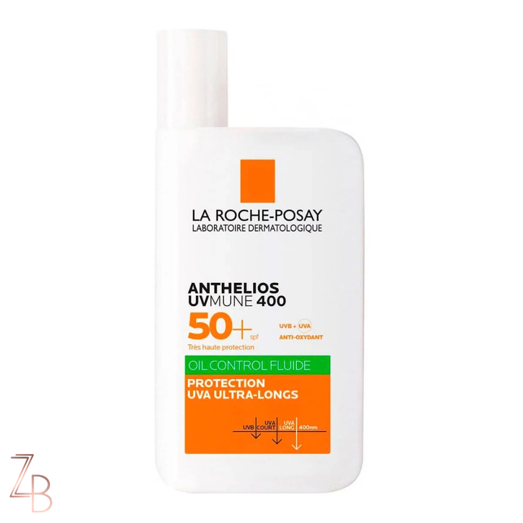02-1-332 La Roche Posay ANTHELIOS OIL CONTROL FLUID UVMUNE 400 SPF50 50ML - Imagen 1