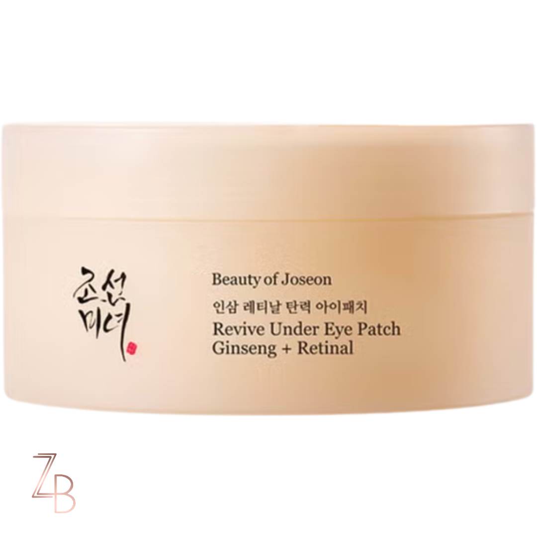 02-1-383 BEAUTY OF JOSEON Revive Under Eye Patch (Ginseng + Retinal) - Imagen 1