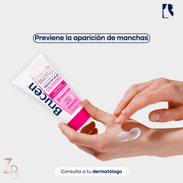 Brucen Crema de Manos con protector solar y Colágeno 50 g