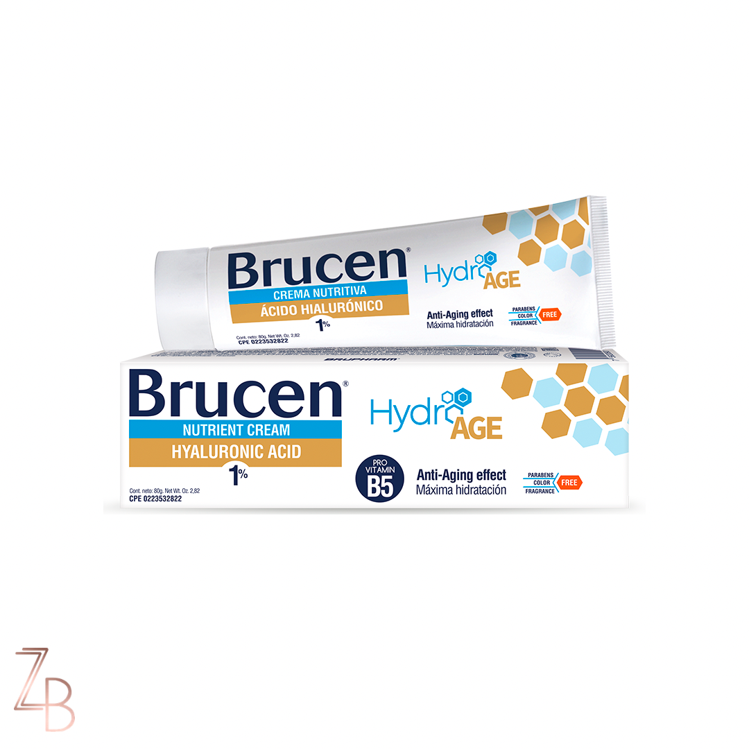 02-4-193 Brucen Crema Nutritiva con Ácido Hialurónico 1% 80 g - Imagen 1