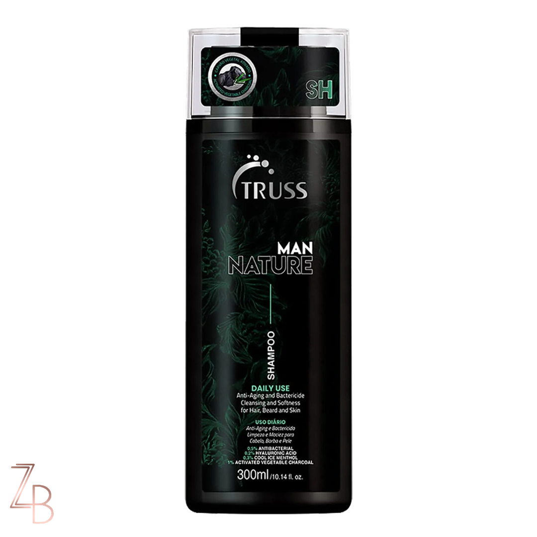 02-3-348 TRUSS Shampoo Man Nature 300ml - Imagen 1